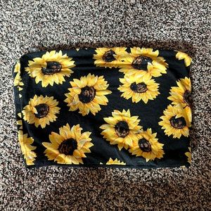 Rue21 Sunflower tube top